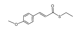 S-ethyl (2E)-3-(4-methoxyphenyl)prop-2-enethioate Structure