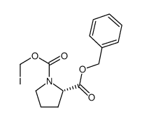 2-benzyl 1-(iodomethyl) (2S)-pyrrolidine-1,2-dicarboxylate结构式