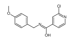 2-Chloro-N-(4-Methoxybenzyl)pyridine-4-carboxamide structure