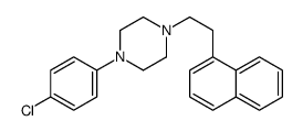 1-(4-chlorophenyl)-4-(2-naphthalen-1-ylethyl)piperazine Structure