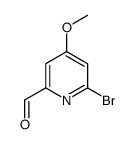 6-bromo-4-methoxypyridine-2-carbaldehyde结构式