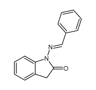 1-benzalamino-2-indolinone结构式