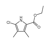 ethyl 5-chloro-3,4-diethylpyrrole-2-carboxylate Structure