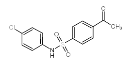 4-(4-CHLOROPHENYL)-SULFAMYLACETOPHENONE Structure