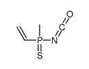 ethenyl-isocyanato-methyl-sulfanylidene-λ5-phosphane结构式