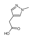 2-(1-甲基-1H-吡唑-4-基)乙酸结构式