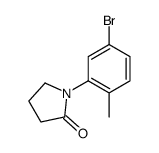 1-(5-溴-2-甲基苯基)吡咯烷-2-星空app结构式