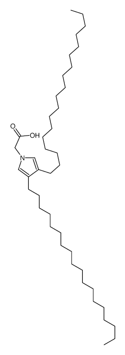 2-(3,4-dioctadecylpyrrol-1-yl)acetic acid Structure