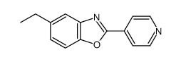 5-ethyl-2-pyridin-4-yl-1,3-benzoxazole结构式