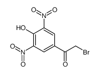 alpha-bromo-4-hydroxy-3,5-dinitroacetophenone结构式