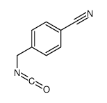 4-(isocyanatomethyl)benzonitrile structure