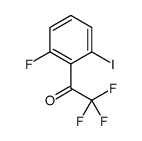 2,2,2-trifluoro-1-(2-fluoro-6-iodophenyl)ethanone结构式