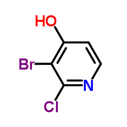 3-Bromo-2-chloropyridin-4-ol Structure