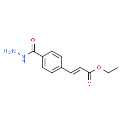 (E)-ethyl 3-(4-(hydrazinecarbonyl)phenyl)acrylate structure