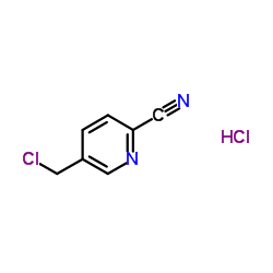 5-(氯甲基)吡啶-2-腈盐酸盐结构式