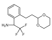 (1S)-1-[2-[2-(1,3-dioxan-2-yl)ethyl]phenyl]-2,2,2-trifluoroethanamine Structure