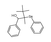 1-phenyl-2-phenylseleno-2,3,3-trimethyl-butane-1-ol Structure