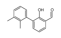 3-(2,3-dimethylphenyl)-2-hydroxybenzaldehyde Structure