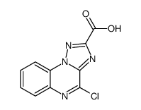 4-Chloro-[1,2,4]triazolo[1,5-a]quinoxaline-2-carboxylic acid structure