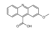 2-methoxyacridine-9-carboxylic acid结构式