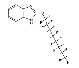 2-((perfluorooctyl)thio)-1H-benzo[d]imidazole Structure