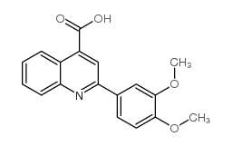 2-(3,4-二甲氧基苯基)喹啉-4-羧酸图片