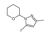 5-iodo-3-methyl-1-(oxan-2-yl)pyrazole structure