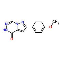 2-(4-Methoxyphenyl)pyrazolo[1,5-d][1,2,4]triazin-4(5H)-one Structure