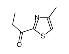 4-methyl-2-propionyl thiazole结构式