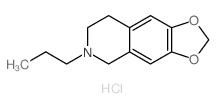 6-propyl-7,8-dihydro-5H-[1,3]dioxolo[4,5-g]isoquinoline,hydrochloride结构式