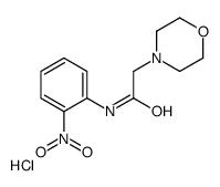 2-morpholin-4-yl-N-(2-nitrophenyl)acetamide,hydrochloride结构式