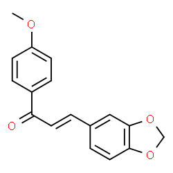 3-(1,3-BENZODIOXOL-5-YL)-1-(4-METHOXYPHENYL)-2-PROPEN-1-ONE Structure