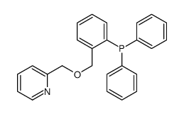 diphenyl-[2-(pyridin-2-ylmethoxymethyl)phenyl]phosphane结构式