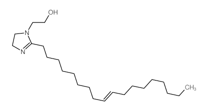 1H-Imidazole-1-ethanol,4,5-dihydro-2-(9Z)-9-octadecen-1-yl- Structure