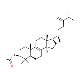 3β-Acetyloxy-24-methylenelanostan-8-ene structure