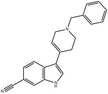 3-(1-Benzyl-1,2,3,6-tetrahydro-4-pyridyl)-6-cyanoindole picture