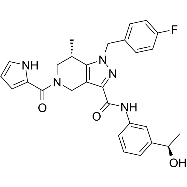 (S,R)-WT IDH1 Inhibitor 2 structure