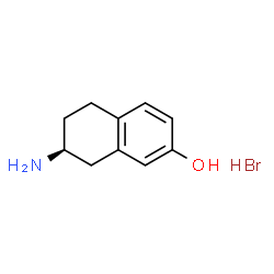 (S)-2-AMINO-7-HYDROXYTETRALIN HYDROBROMIDE结构式