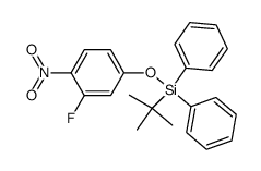 tert-butyl(3-fluoro-4-nitrophenoxy)diphenylsilane Structure