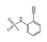 N-(2-Ethynylphenyl)methanesulfonamide Structure