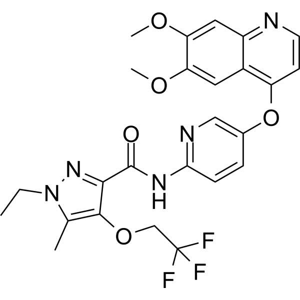 Axl/Mer/CSF1R-IN-1 Structure