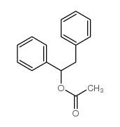 1,2-diphenylethyl acetate结构式