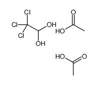 acetic acid,2,2,2-trichloroethane-1,1-diol结构式