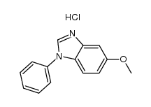 5-methoxy- 1-phenylbenzimidazole hydrochloride结构式