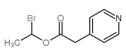 4-Pyridine Acetic Acid-Alpha-Bromo Ethyl Ester Structure