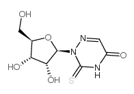 2-硫代-6-氮杂尿苷结构式