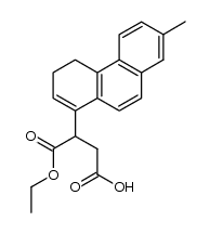 4-ethoxy-3-(7-methyl-3,4-dihydrophenanthren-1-yl)-4-oxobutanoic acid Structure