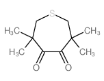 4,5-Thiepanedione,3,3,6,6-tetramethyl-结构式