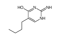 2-amino-5-butyl-1H-pyrimidin-6-one结构式