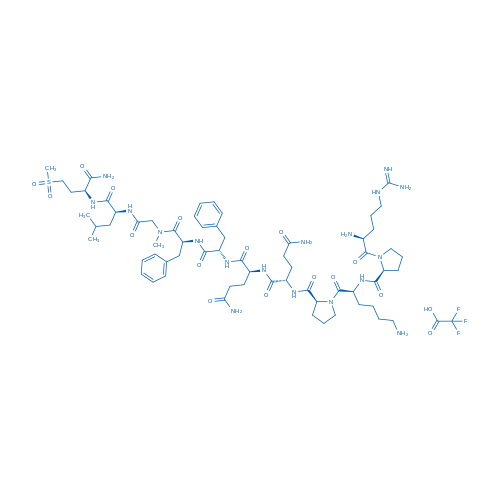 [SAr9,Met(O2)11]-Substance P trifluoroacetate structure